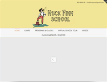 Tablet Screenshot of huckfinnschool.com